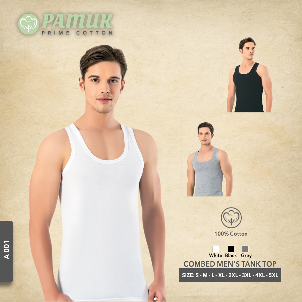 COMBED MEN'S TANK TOP (MF-A001)